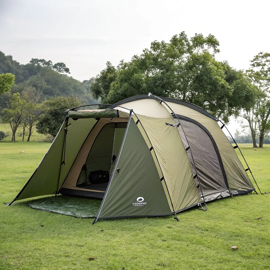 All-weather camping tent