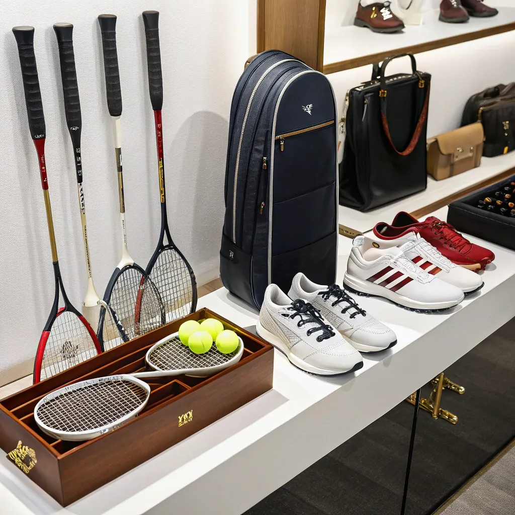 Premium Sporting Goods on Display